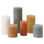 Lot de 6 bougies, multicolore