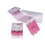 Lot 6 cartes invitation + enveloppes charmmy kitty - riethmueller