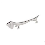 Lot de 6 chiens messerbank, longueur 9 cm, argent plaqu noble, rsistant au ternissement[app8811644] ...