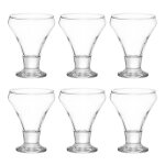 Lot de 6 coupes a glace  gelo  30cl transparent