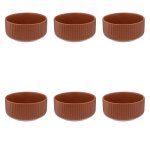 Lot de 6 coupelles  c�tel�  80cl terracotta