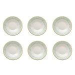 Lot de 6 coupelles  naples  19cm menthe