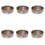 Lot de 6 coupelles en verre  astra  15cm champagne