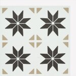 Lot de 6 dalles adh�sive murales wall tiles dc fix carreaux de ciment �toiles l. 30, 5 x l. 30, 5cm