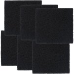 Lot de 6 filtre litiere chat, filtre a charbon litiere filtre de rechange pour bac a litire, filtres ...