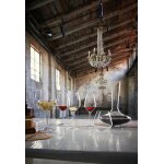 Lot de 6 fl�tes a champagne en cristallin, transparent, 27 cl