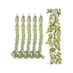 Lot de 6 guirlandes de lierre artificiel 10, 2m, plantes tombantes d�coratives vert naturel pour int�rieur ...