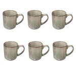 Lot de 6 mugs  terre inconnue  42cl vert