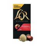 Lot de 6 - l'or espresso splendente intensit 7 - 10 capsules de caf en aluminium compatible nespresso ...