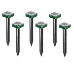 Lot de 6 répulsifs solaires a vibrations ultrasoniques pour extérieur, répulsifs anti - serpents, anti ... Lot de 6 répulsifs solaires a vibrations ultrasoniques pour extérieur, répulsifs anti - serpents, anti ...