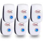 Lot de 6 répulsifs a ultrasons pour insectes et rongeurs, répulsif electronique d'intérieur pour moustiques, ... Lot de 6 répulsifs a ultrasons pour insectes et rongeurs, répulsif electronique d'intérieur pour moustiques, ...