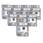 Lot de 6 sacs aspirateur + 1 micro - filtre sac aspirateur rowenta silence force equivalet � rowenta ...