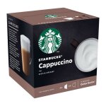 Lot de 6 - starbucks - capsules de caf� cappuccino 6 + 6 capsules