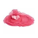 Lot de 6 tulles � drag�es avec lien satin�