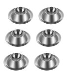 Lot de 6 ¿ufs durs et molles, plaques de coquetiers en acier inoxydable, ustensiles de service, accessoires ... Lot de 6 ¿ufs durs et molles, plaques de coquetiers en acier inoxydable, ustensiles de service, accessoires ...