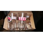 Lot de 6 verres 50 cl biere camden - officiel et neuf