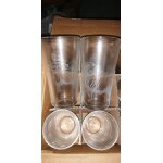 Lot de 6 verres 50 cl biere youngs belier - officiel et neuf