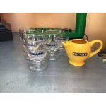 Lot de 6 verre ballon ricard 17 cl + 1 carafe neuf
