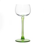 Lot de 6 verres a vin traditionnels type  alsace  unis