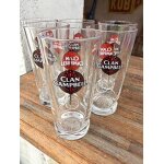 Lot de 6 verres a whisky clan campbell conique 20 cl, officiel et neuf