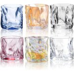 Lot de 6 verres whisky origami 200 ml