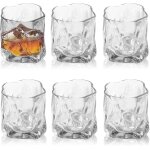 Lot de 6 verres a whisky origami 200 ml