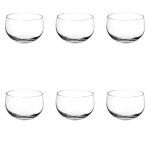 Lot de 6 verrines droites  ny  27cl transparent