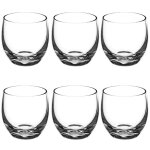 Lot de 6 verrines verre arrondies  bistro  6cm transparent