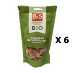 Lot 6x amandes décortiquées bio - b&s - paquet 125g Lot 6x amandes décortiquées bio - b&s - paquet 125g
