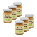 Lot 6x caviar d'aubergines bio - pot 90g