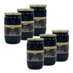 Lot 6x confiture myrtille sauvage - maison des gourmets - pot 850g
