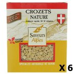 Lot 6x crozets nature - saveurs des alpes - boîte 400g Lot 6x crozets nature - saveurs des alpes - boîte 400g