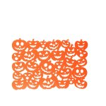 Lot 6x d�coration d'halloween - set de table citrouille - orange