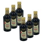 Lot 6x extrait vanille bourbon de madagascar avec graines - prova gourmet - bouteille 250ml