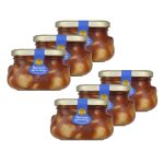 Lot 6x haricots gants blancs a la tomate - bocal 280g