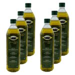 Lot 6x huile d'olive extra vierge de cr�te - bouteille 1l