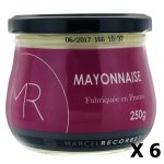 Lot 6x mayonnaise a la moutarde de dijon - mr - pot 250g