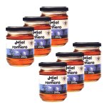 Lot 6x miel de fleurs de romarin - pot 250g