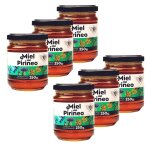 Lot 6x miel de montagne des pyrnes - pot 250g