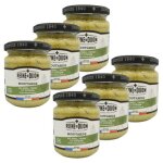 Lot 6x moutarde au miel, thym et citron - bocal 200g