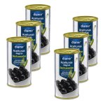 Lot 6x olive noire dnoyaute - bote 345g