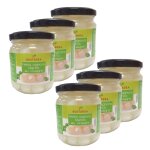 Lot 6x petits oignons blancs au vinaigre - pot 200g