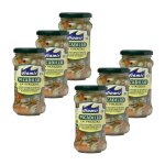 Lot 6x pickle de l�gumes au vinaigre - bocal 300g