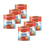 Lot 6x pulpe de tomates fine polpa - conserve 4, 74kg