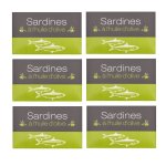 Lot 6x sardines a l'huile olive - maroc - conserve 125g Lot 6x sardines a l'huile olive - maroc - conserve 125g