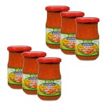 Lot 6x sauce bolognaise bio - louis martin - pot 190g