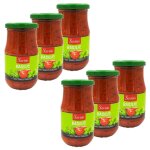Lot 6x sauce tomate au basilic - pot 350g