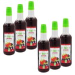Lot 6x sirop de grenadine bio france - bouteille 50cl Lot 6x sirop de grenadine bio france - bouteille 50cl