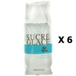 Lot 6x sucre glace - giraudon - paquet 1kg