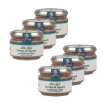 Lot 6x terrine de canard au poivre vert - pot 180g